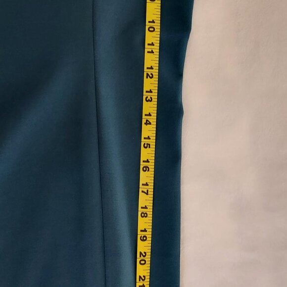 WHBM Comfort Stretch Classic Slim Ankle Pants Teal NEW - Picture 9 of 12